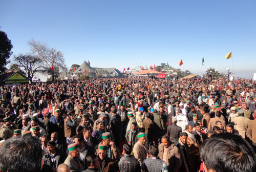 Virbahdra singh oath ceremony