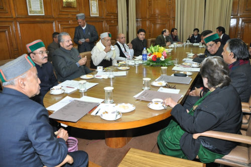 cabinet meeting of Virbhadra singh
