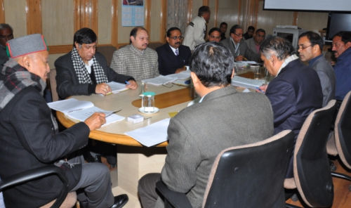 CM in PWD meeting