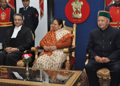 Justice Ajay Manikrao Khanwilkar sworn in as Chief Justice of H.P