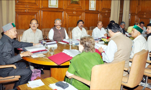 Himachal cabinet meeting