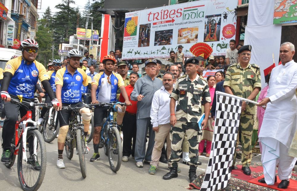 Divyang Yodha cycle rally