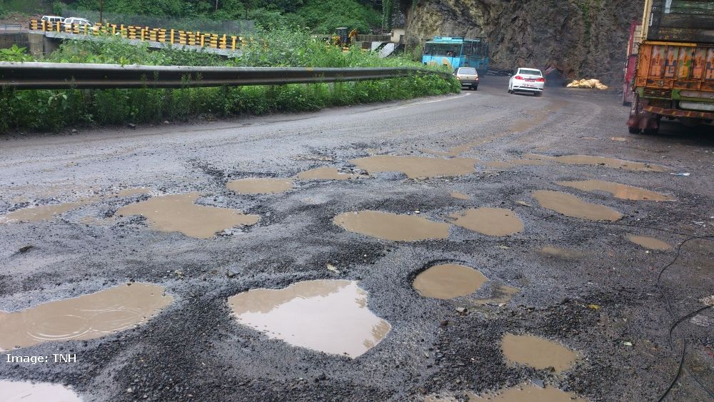 Poor shimla roads