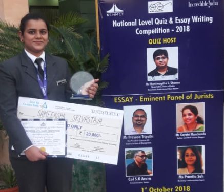 IHM Kufri student wins National level Essay Writing Competition - The ...