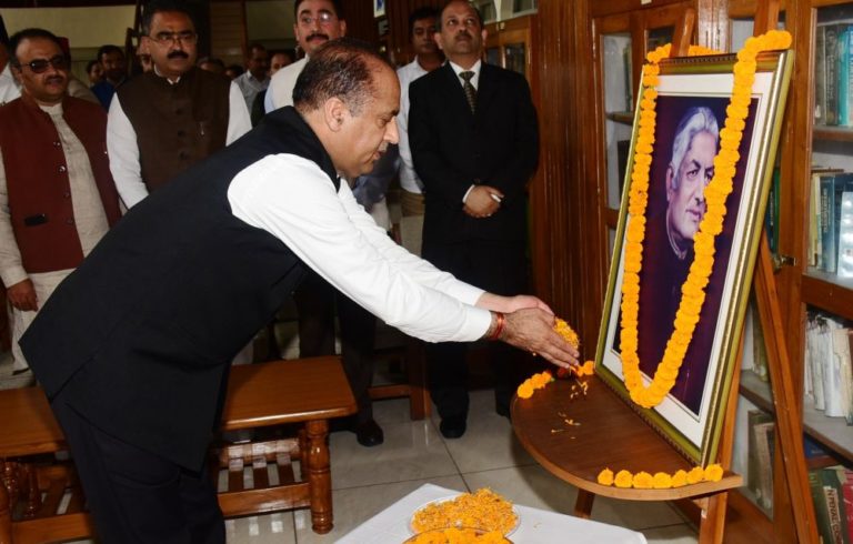 Himachal pays tribute to Dr. Y.S Parmar on his 113rd birth anniversary
