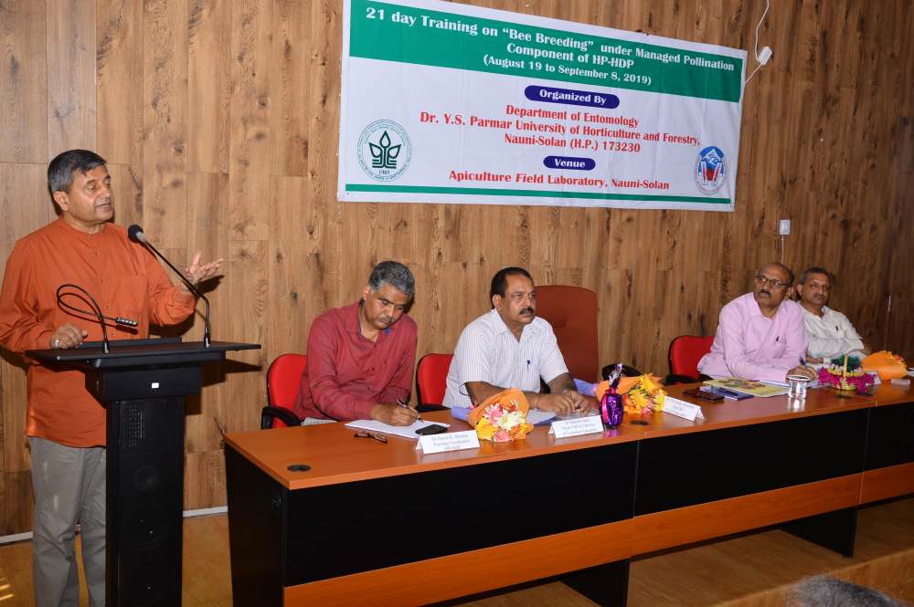 Dr Parvinder Kaushal addressing the participants