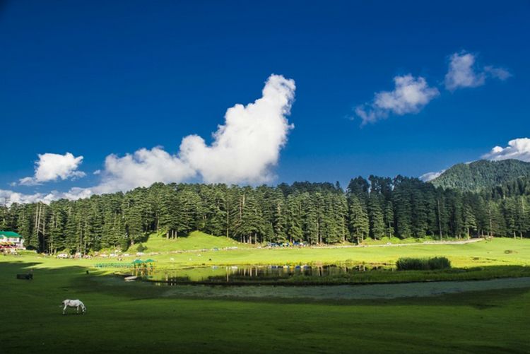 Khajjiar Lake (Mini Switzerland of India) in Dalhousi (Chamba)