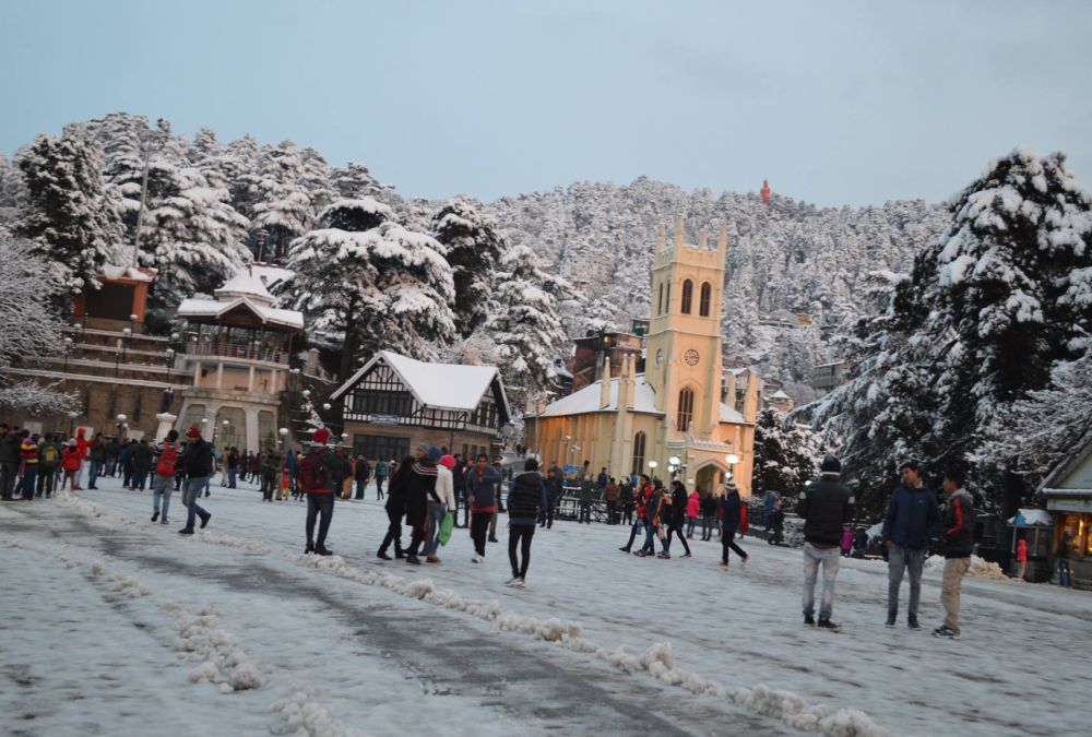 snow places to visit in shimla