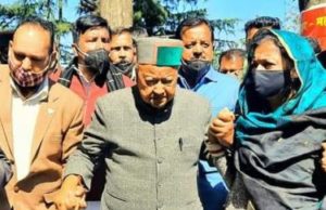 MC elections: Virbhadra Singh appeals electorates to vote for Congress