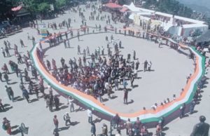 Congress carries out a Tiranga Yatra in Shimla