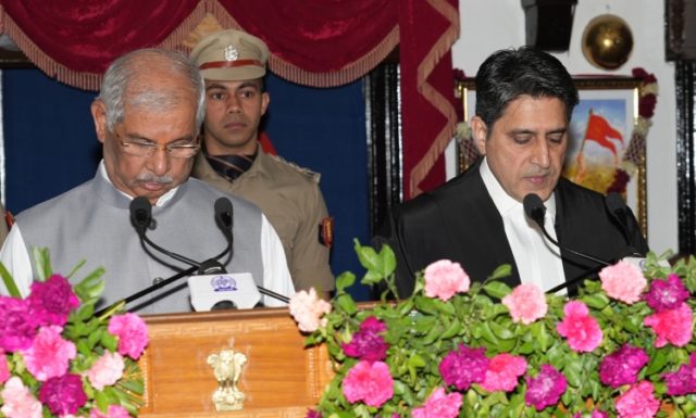 Justice Amjad Ahtesham Sayed Sworn In As Chief Justice Of HP High Court