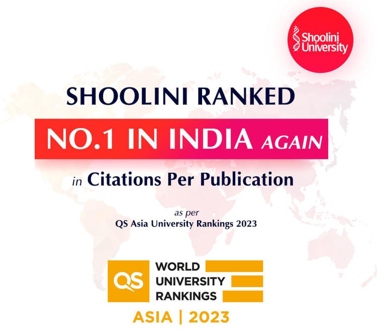 Shoolini University improves QS Asia Ranking