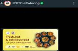 Train passengers can order food on Whatsapp