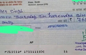 Cheque Signed by Himachal School Principal Bounces After Bizarre Spelling Blunders