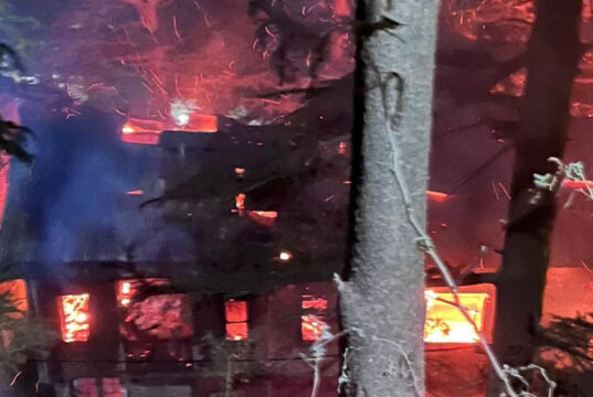 Old Wooden Building Gutted in Late-Night Fire in Shimla