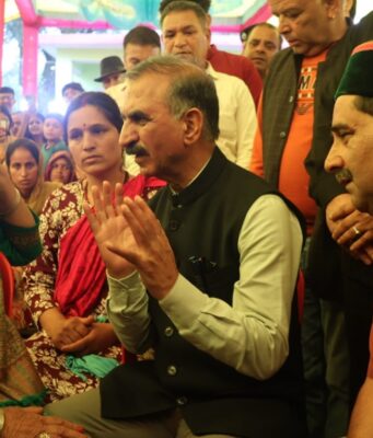 CM Sukhu Announces Relief Package for Cloudburst Victims in Kangra