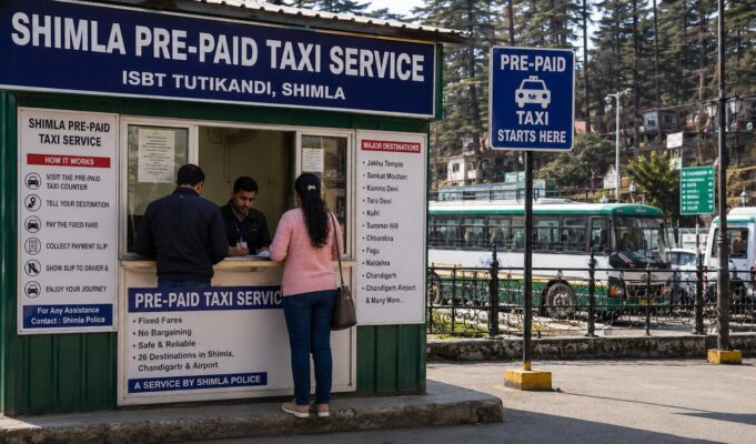 Shimla Pre-Paid Taxi Service Offers Fixed Fares to Tourists and Locals