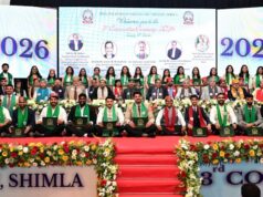 HPU, National Law University Shimla Hold Third Convocation; Justice Sundresh Urges Graduates to Embrace AI